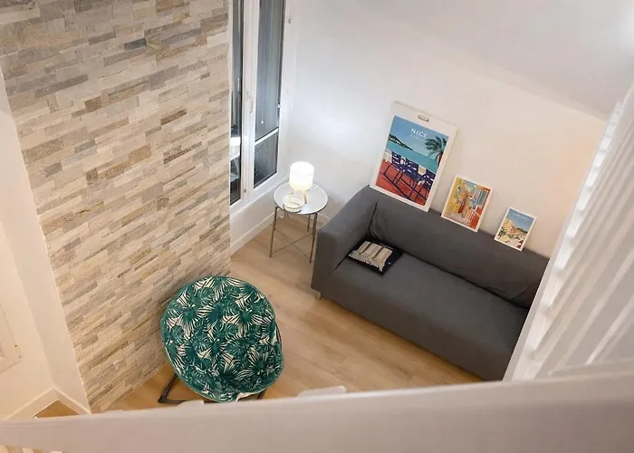 -deluxe Top1, Charmant&rénové, Hyper Centre- Centre Appartement Nice